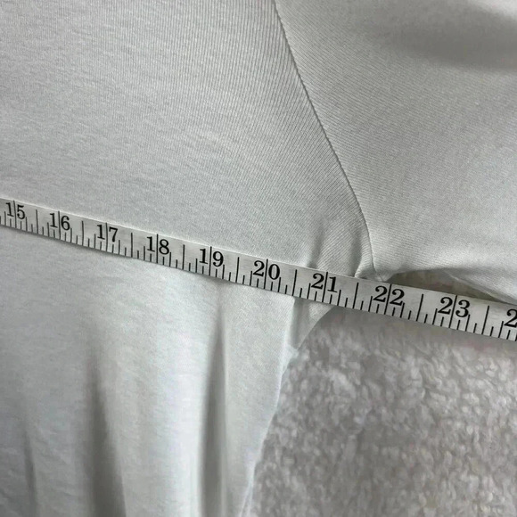 J Jill Perfect Pima Collection L Top 100% Pima Cotton Round Neck 3/4 Sleeve Tee - Picture 4 of 9